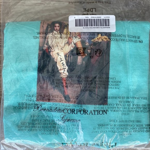 NWT Supreme x Bernadette Corporation F Tee Sz.S - Picture 2 of 4